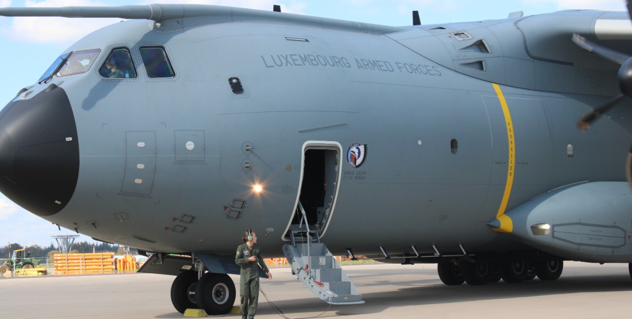Airbus A400M – avion de transport faisant partie de la flotte binationale belgo-luxembourgeoise